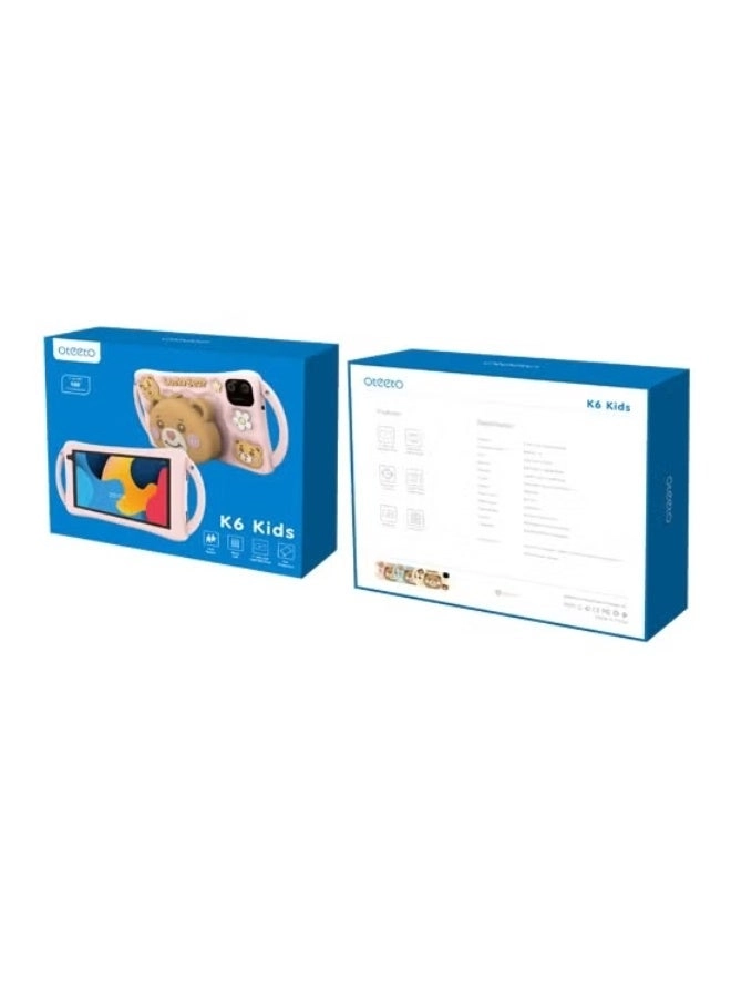 K6 Kids Tablet - 6GB 7 Inch 128GB
