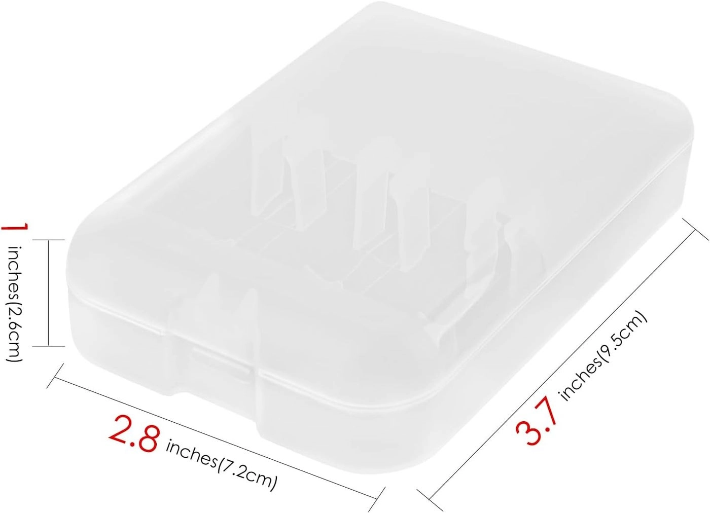 Toothbrush Heads Case - 4 Pack Portable Replacement