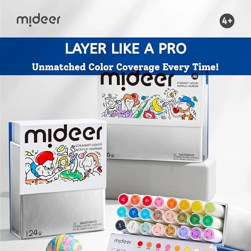 Dual Tip Markers - Multi Colour Brush & Chisel Tip