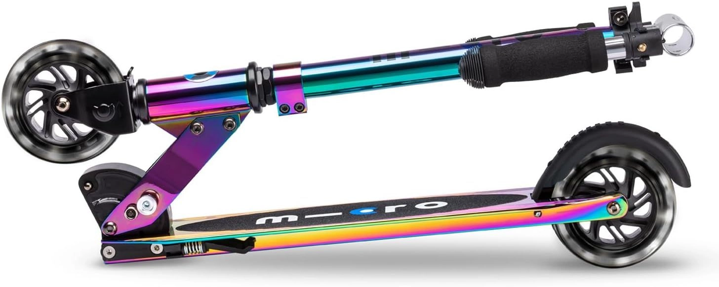 Sprite Kick Scooter – 120/80 mm LED Foldable