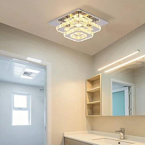 Crystal LED Ceiling Light - Cool White