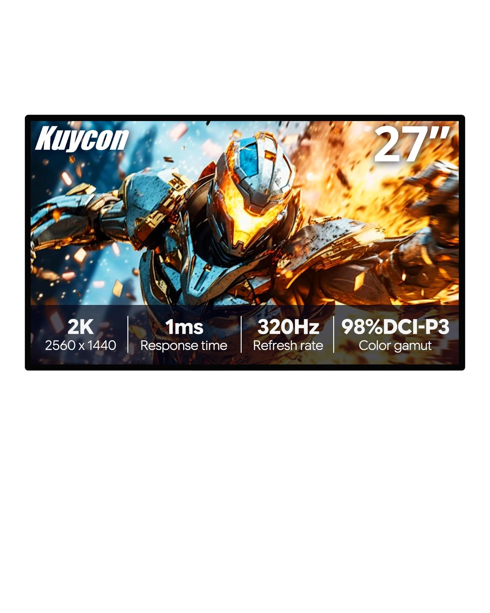 Kuycon P27S - B-P27S 27-inch 2560 x 1440