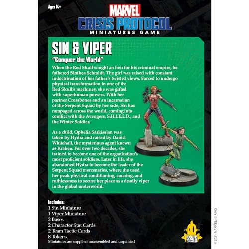 MARVEL: Crisis Protocol: Sin and Viper Character Pack