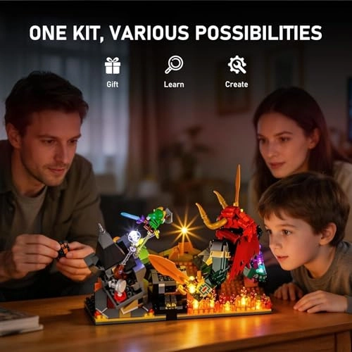 The Legend of Zelda Ocarina of Time - The Last Battle (77093) - LED Lighting Compatible Light Set