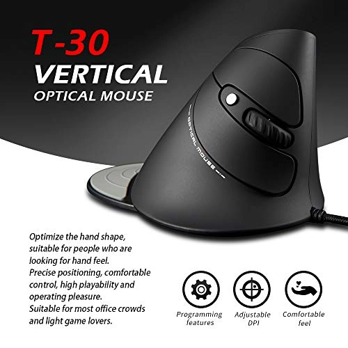 Vertical Ergonomic Mouse T30 - USB