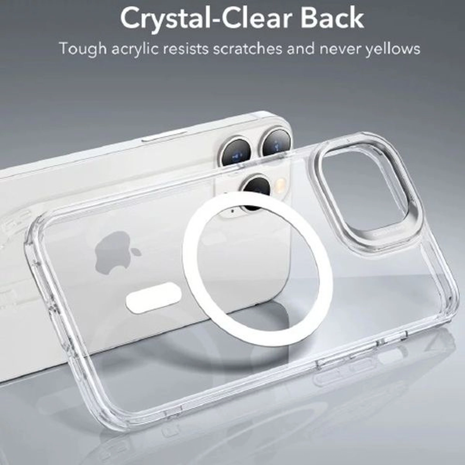 Classic Kickstand Case Clear Case with MagSafe for iPhone 14 Pro