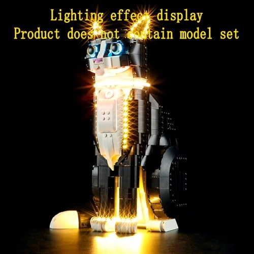 LED Light Kit for LEGO Cat Bicolor 21349