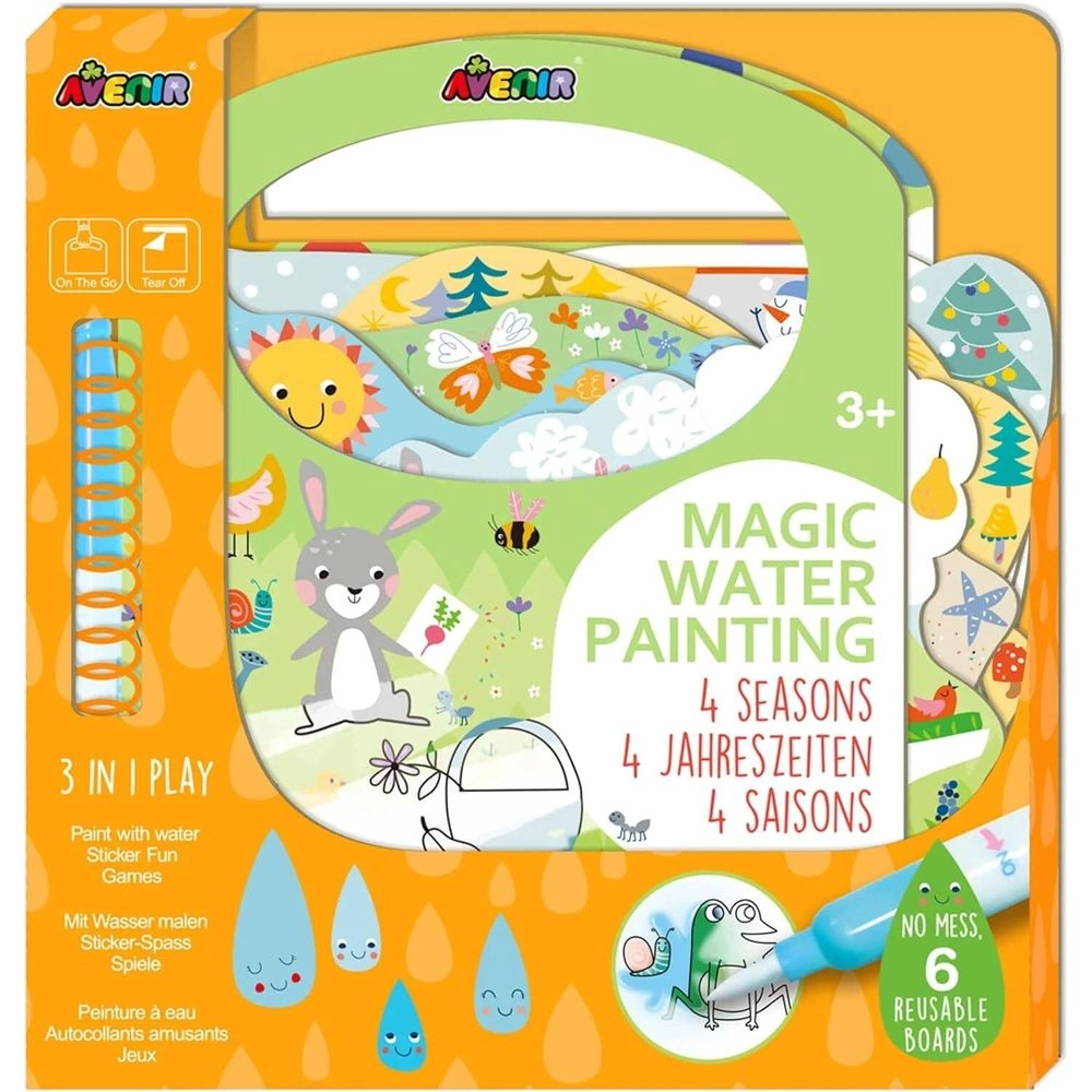 Avenir Magical Water Painting Sticker Book