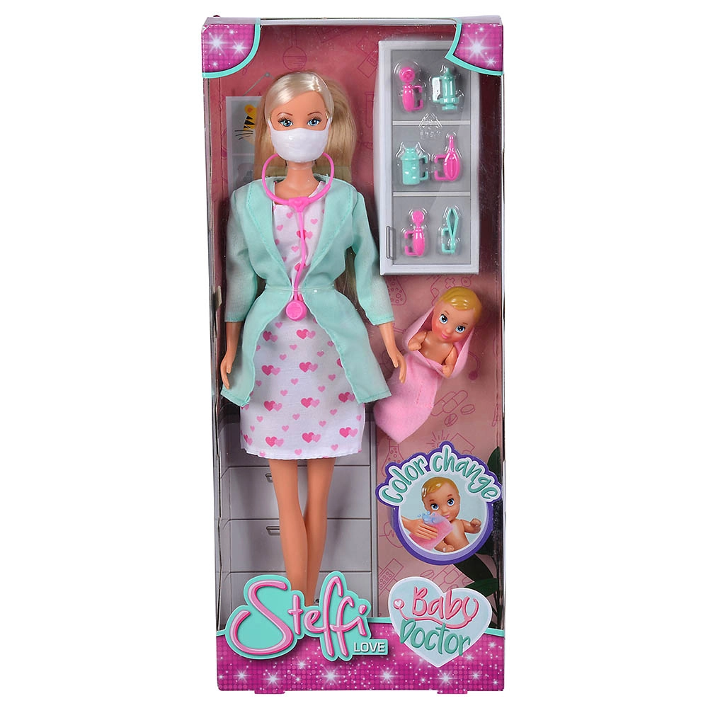 Steffi Love Baby Doctor Playset - 29cm Plastic Ages 3+