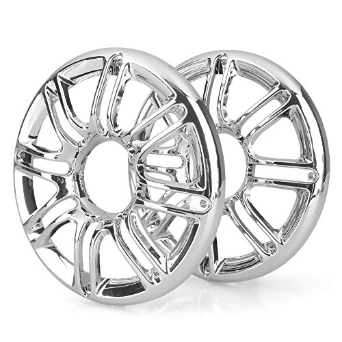 Motor Speaker Loudspeaker Plate Grille Cover - Silver Fits 1996-2013 Electra Glide