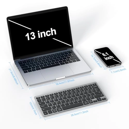 2.4G Wireless Keyboard - USB A & Type C