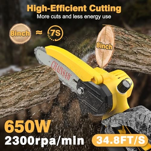 Cordless Mini Chainsaw - 650W