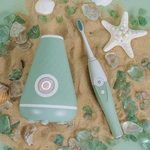 UV Sanitizing Sonic Toothbrush - Dual Speed Seaglass Green