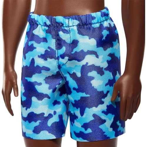 Ken Doll - Brown Hair Brown Eyes Blue Swimsuit Ages 3+