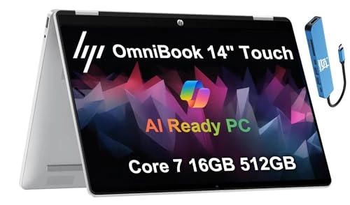 OmniBook 5 Flip B86Q7UA#ABA - 14'' Core 7-150U 16GB DDR5 512GB SSD