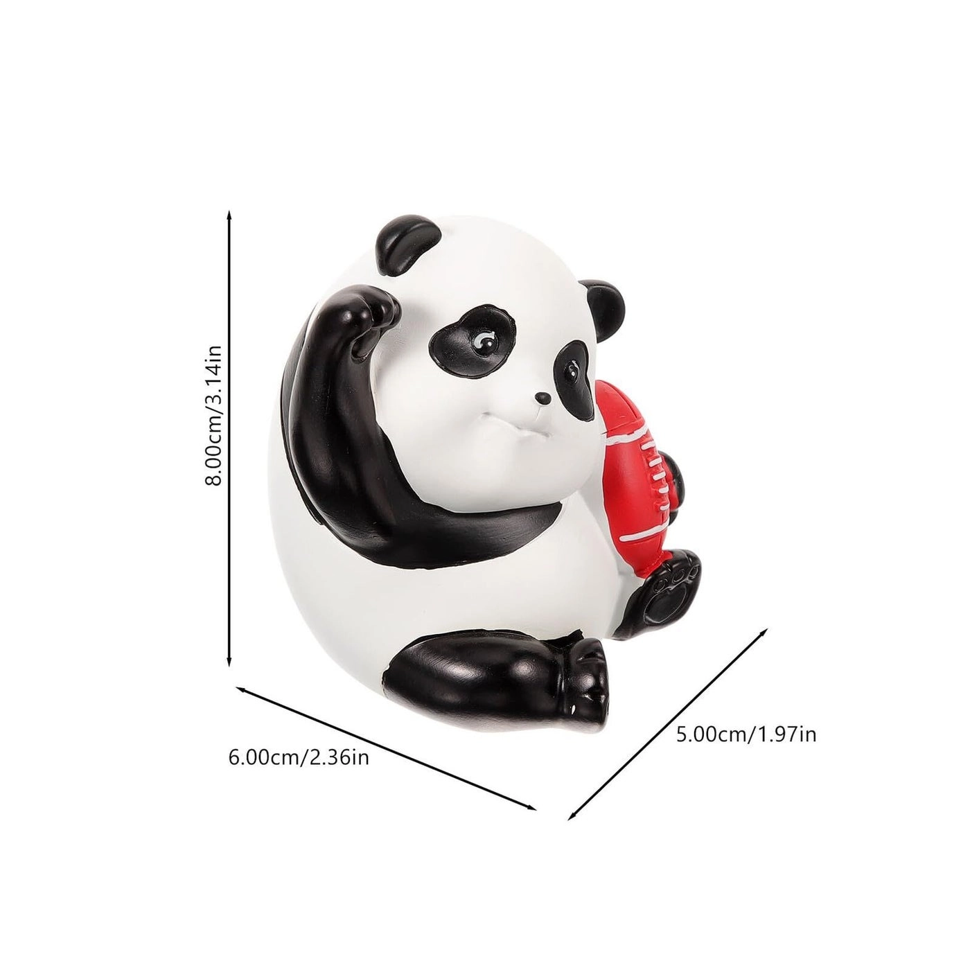Panda Figurine - Synthetic resin