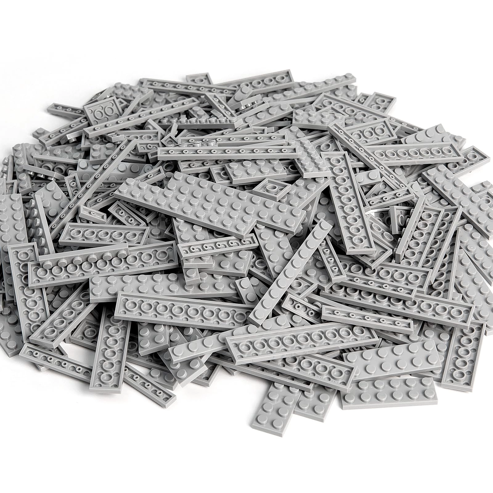 MANNIDOO Flat Building Plates - Acrylonitrile Butadiene Styrene (ABS) Building 360 Pieces