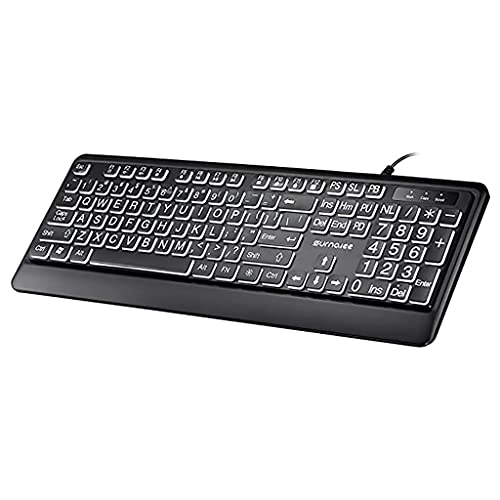 Large Font Print Keyboard - Wired