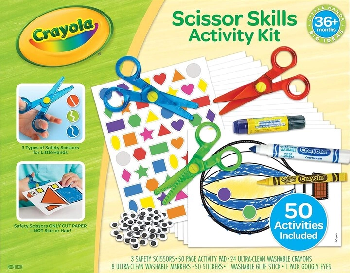COLOR LAND CHILDRENS TOYS CENTER LLC Toddler Scissor Skills Activity Kit - 3+ years 3 pcs