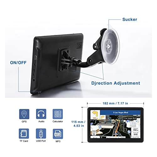 735 GPS Navigator for Trucks - 7 inch 256MB+8GB