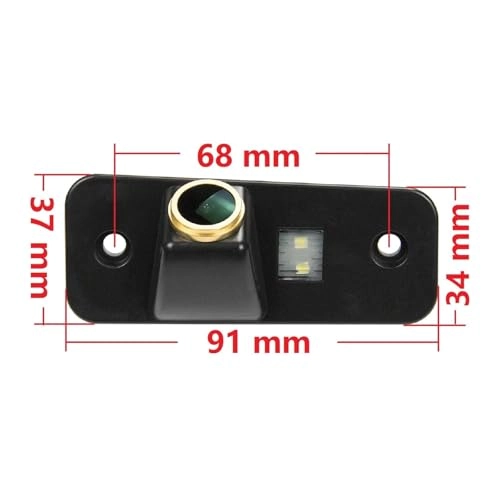 Reverse car rear view camera - Night vision Wired 720 x 540 pixels