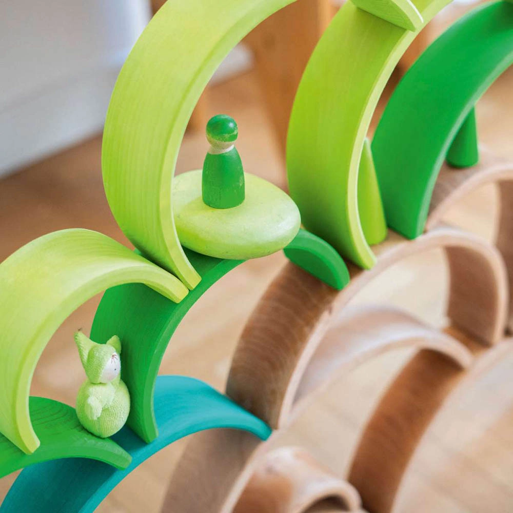 Stacking Rainbow Toy - Suitable for 3 years and above 12 pieces