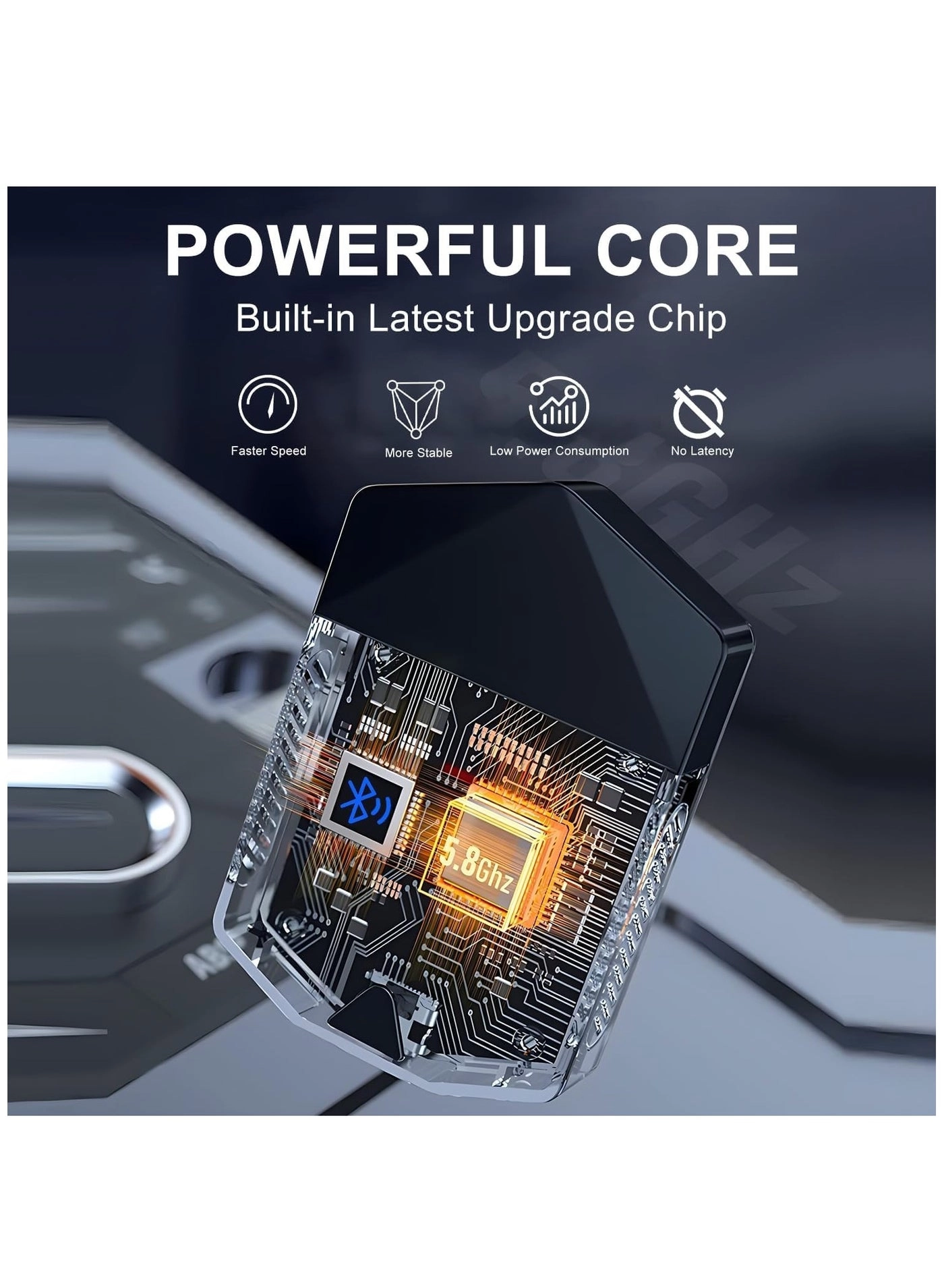 Wireless Carplay Adapter & Android Auto Adapter - 2 in-1 Plug & Play Bluetooth