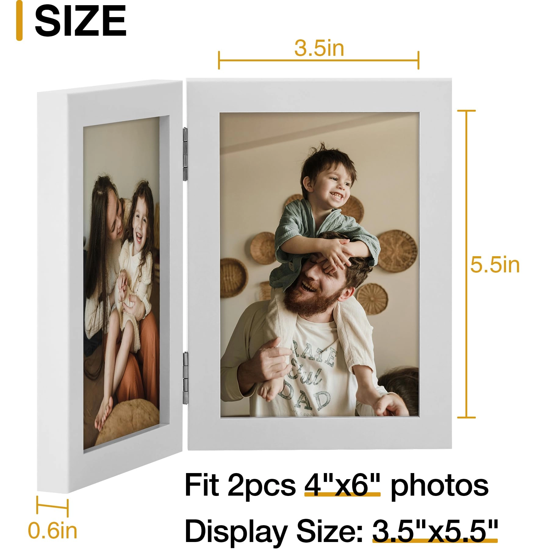 Double 6x4 Picture Frame