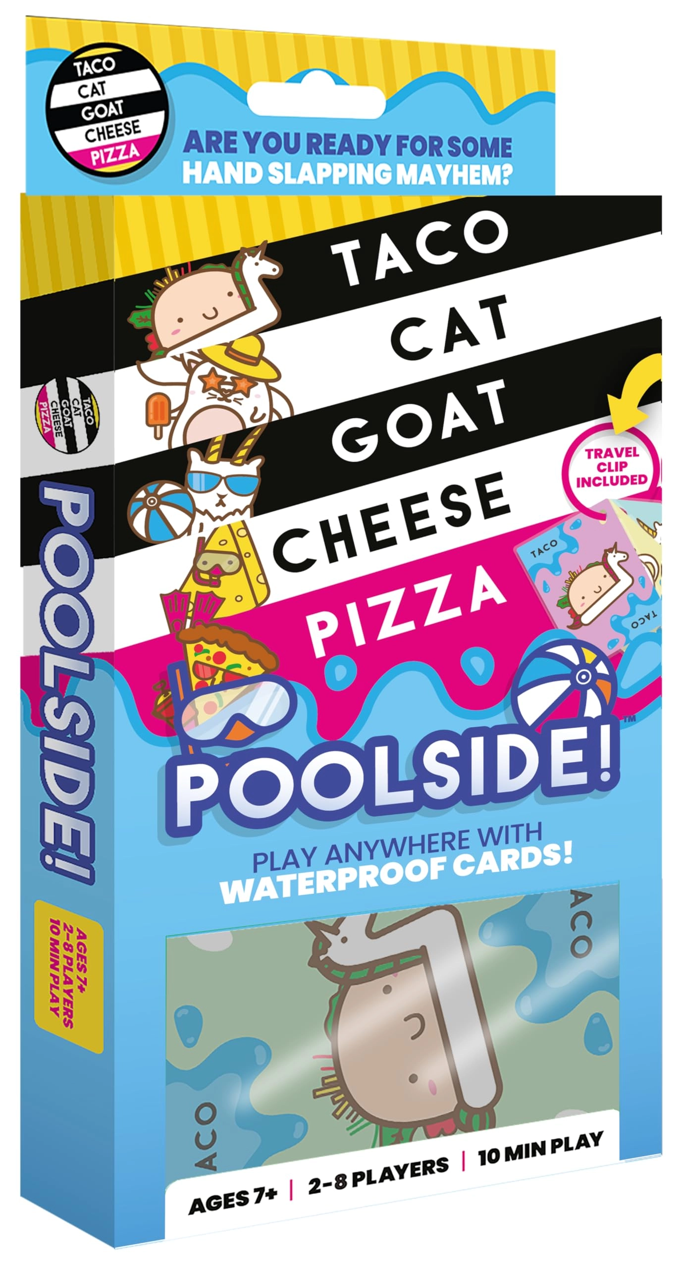 Taco Cat Goat Cheese Pizza Poolside Card Game - English 7+