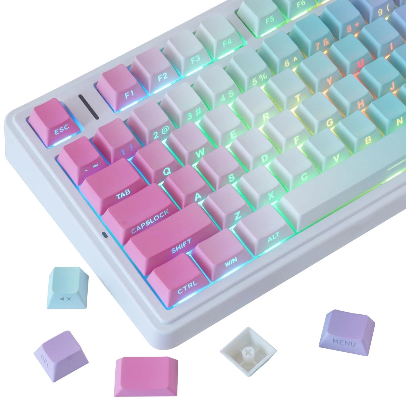 PBT Keycaps - Auxiliary, RF