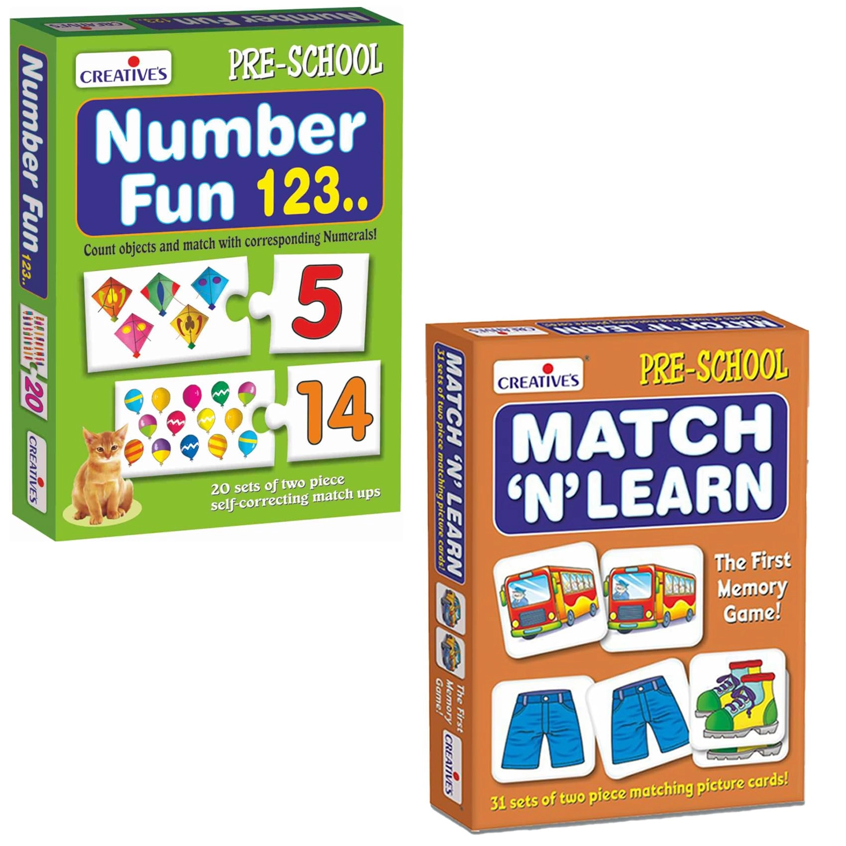Creative's Number Fun 123 + Match 'N' Learn - 3+