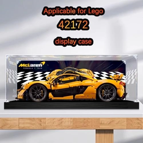 Display box for Lego 42172 McLaren P1 - 62 x 31 x 20 cm Acrylic