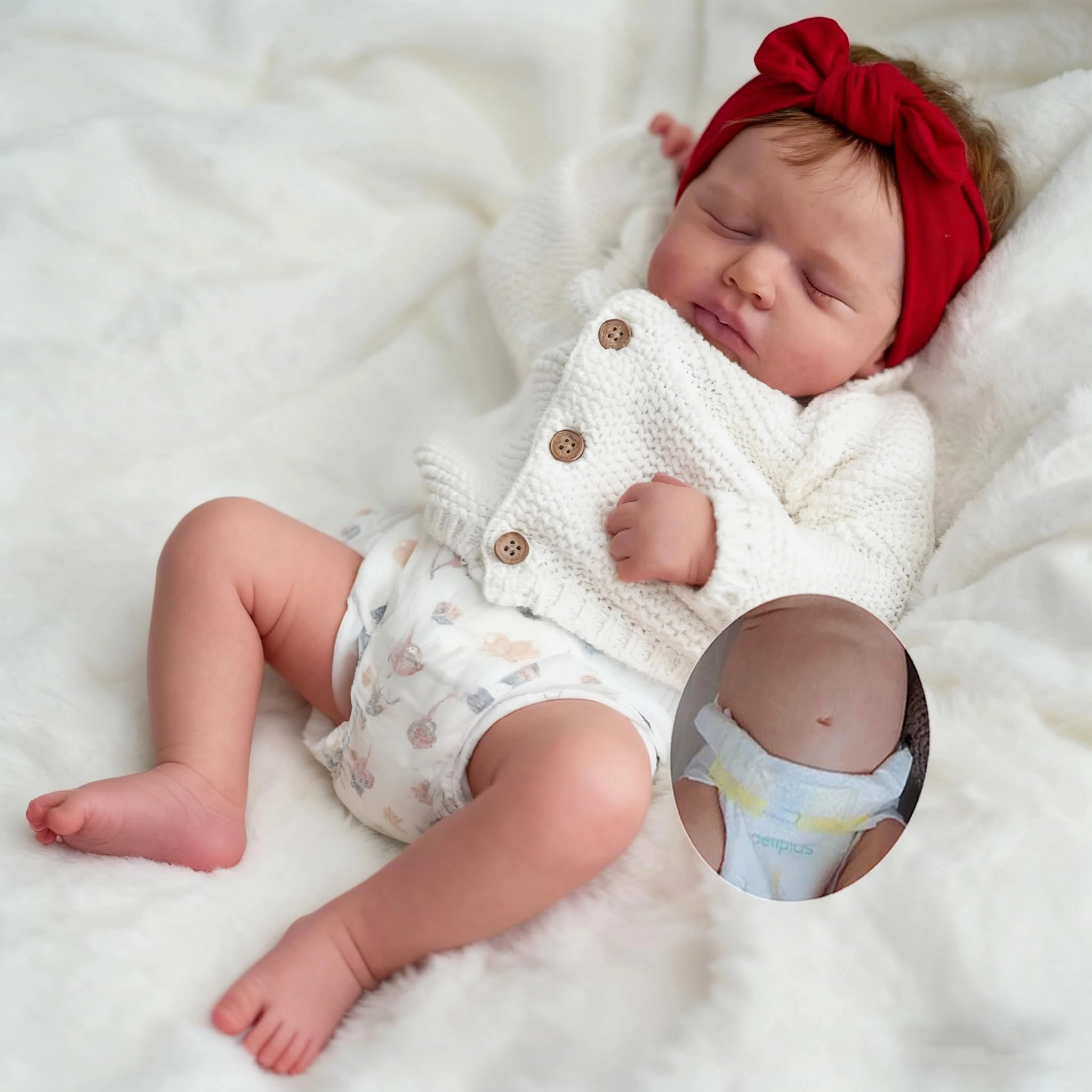 Reborn Baby Doll - 20 in Silicone Vinyl Ages 7+
