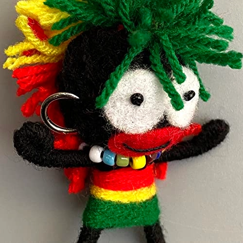 Voodoo String Doll Keychain - 7cm