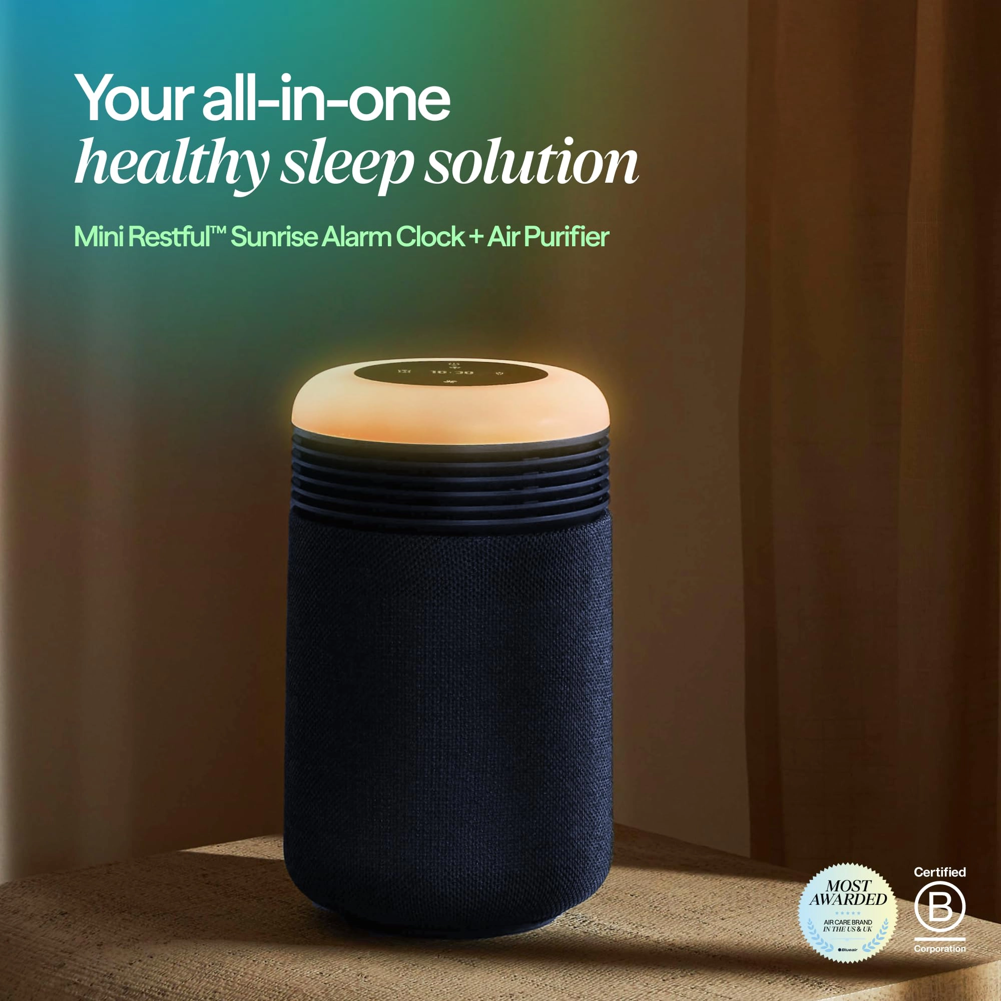 Mini Restful - HEPASilent Wake-Up Light USB-C Charging