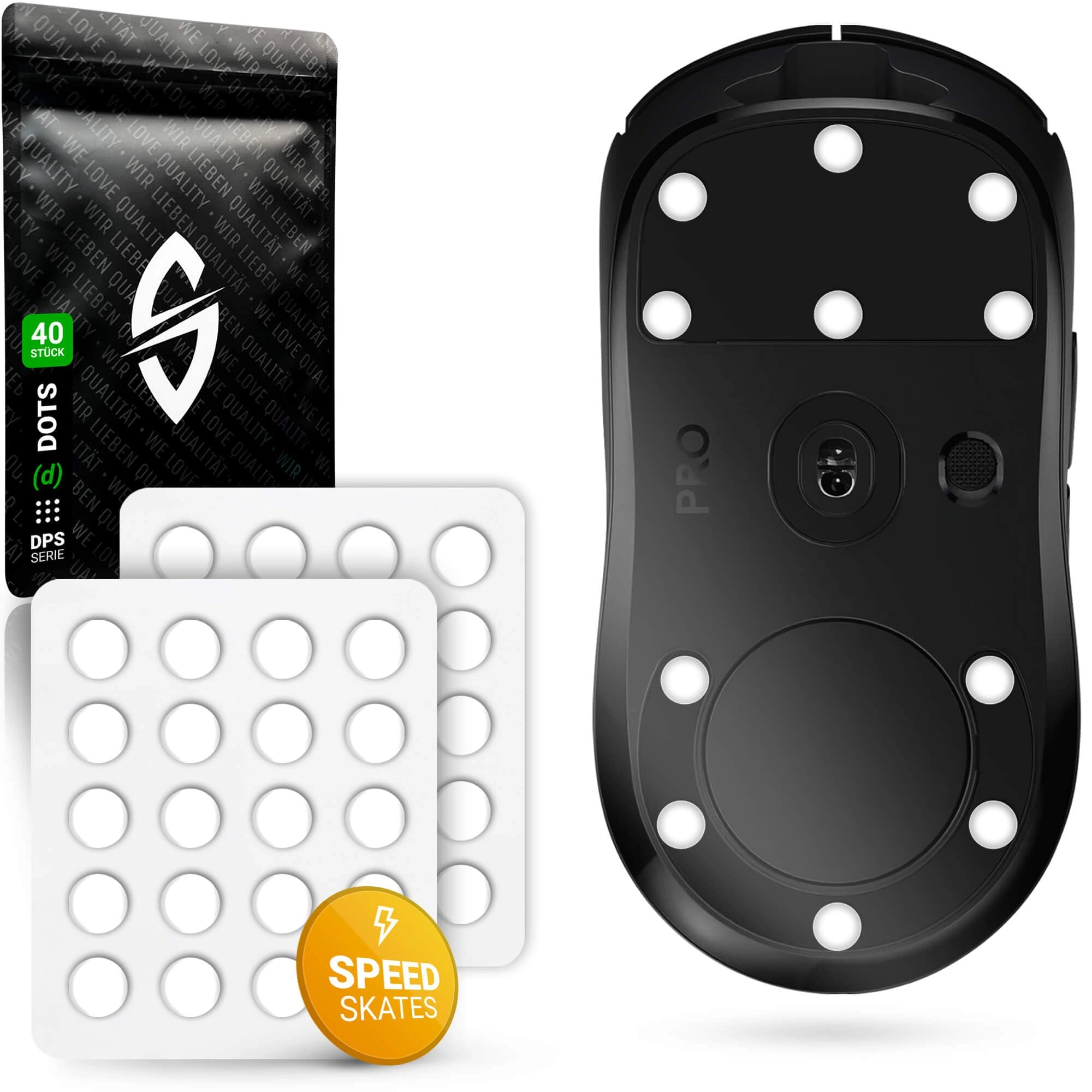 SensoryBoost DPS (d) Dot Skates - PTFE 40 Pieces Diameter 6.5 mm