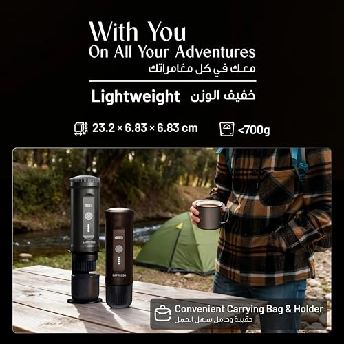 Portable Espresso Coffee Machine - 0.08 Liter Nespresso & Coffee Powder