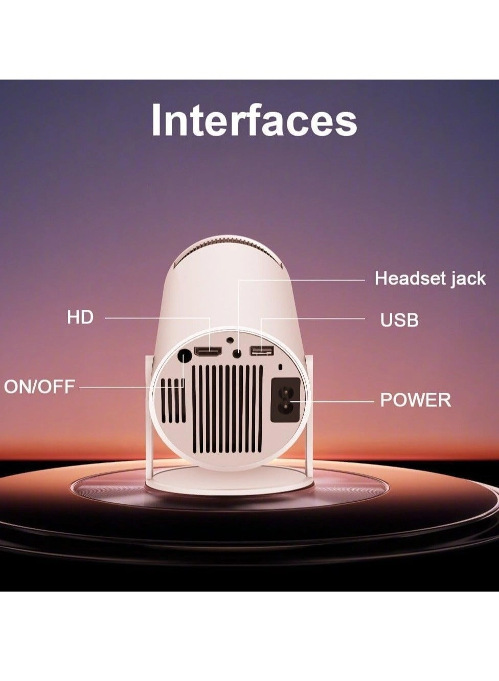 Portable Projector Black 4