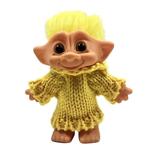 Good Luck Troll Dolls - 10cm Yellow Hair