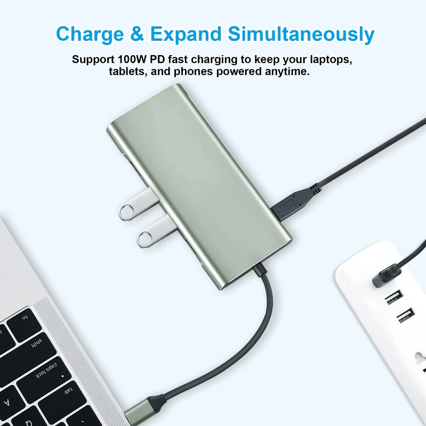 USB C Hub - 11-in-1 Type-C 4K HDMI