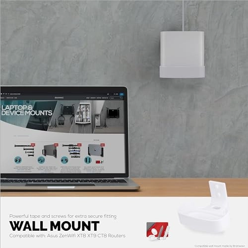 Adhesive Wall Mount - Asus ZenWifi XT8, XT9 & CT8