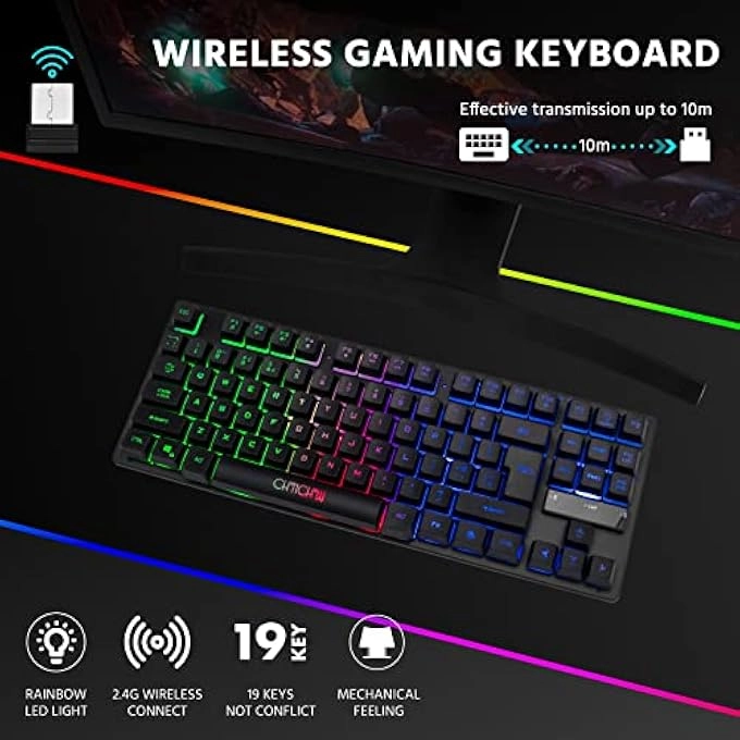 Wireless LED Keyboard - Wireless