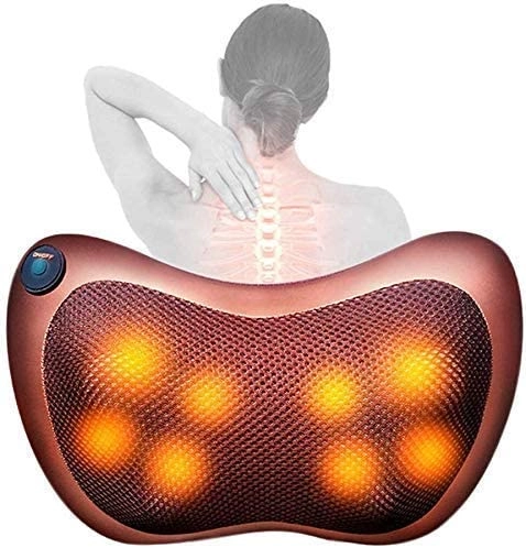 Pkfinrd Shiatsu Multifuction Massage Pillow - 8 Massager Heads Heater