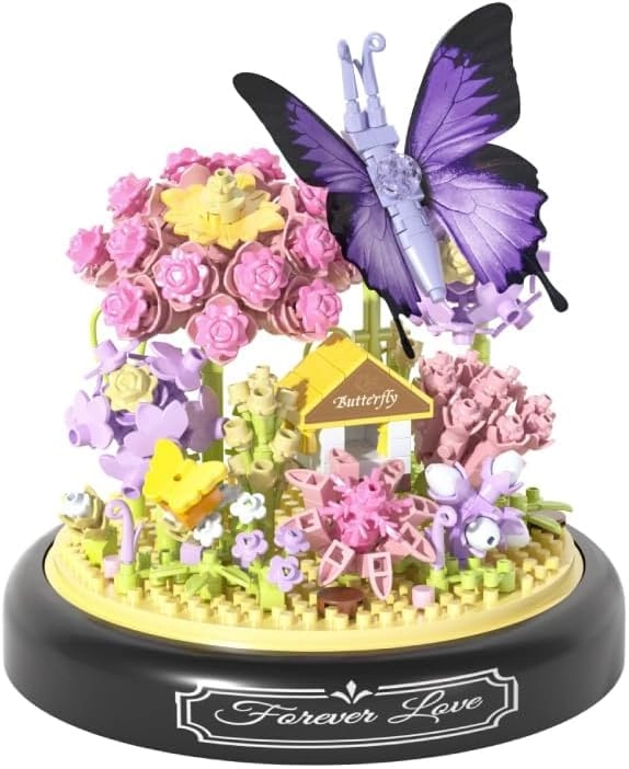 Butterfly Flower Bouquet - Bonsai Collection Dust Cover
