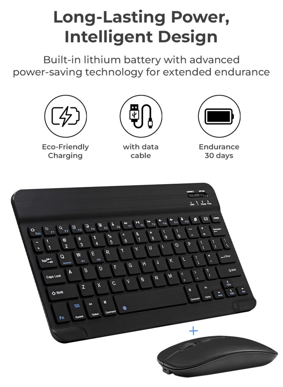 Keyboard & Mouse Combo - EN/AR Wireless