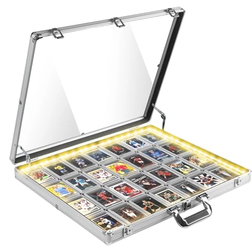 Trade Show Card Display Case - LED Light 24 x 20 inch