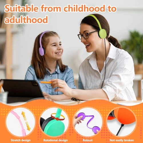 USB Type C Kids Wired Headphone 10 Pack