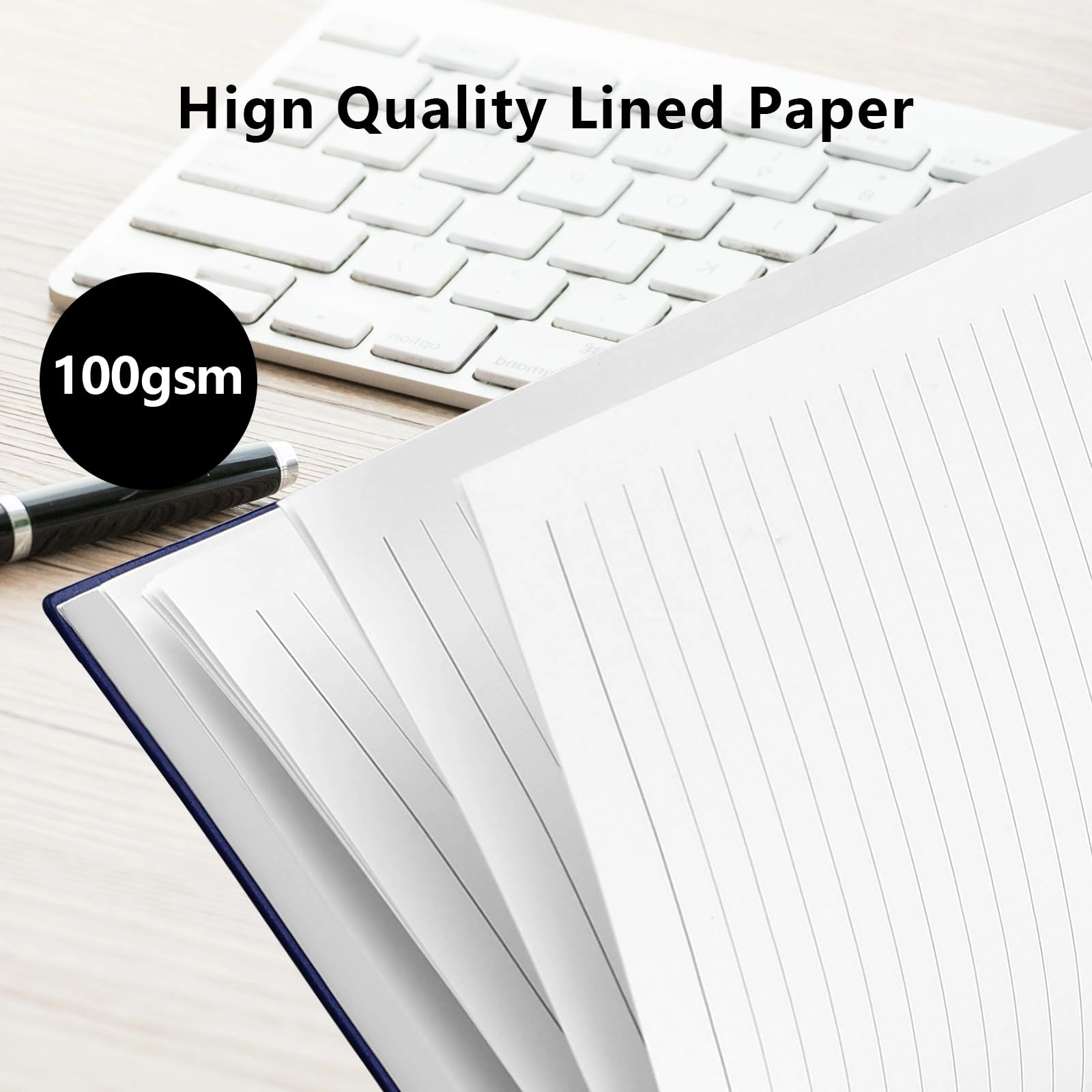Notebook A5 Hardcover - Lined 160 Sheets