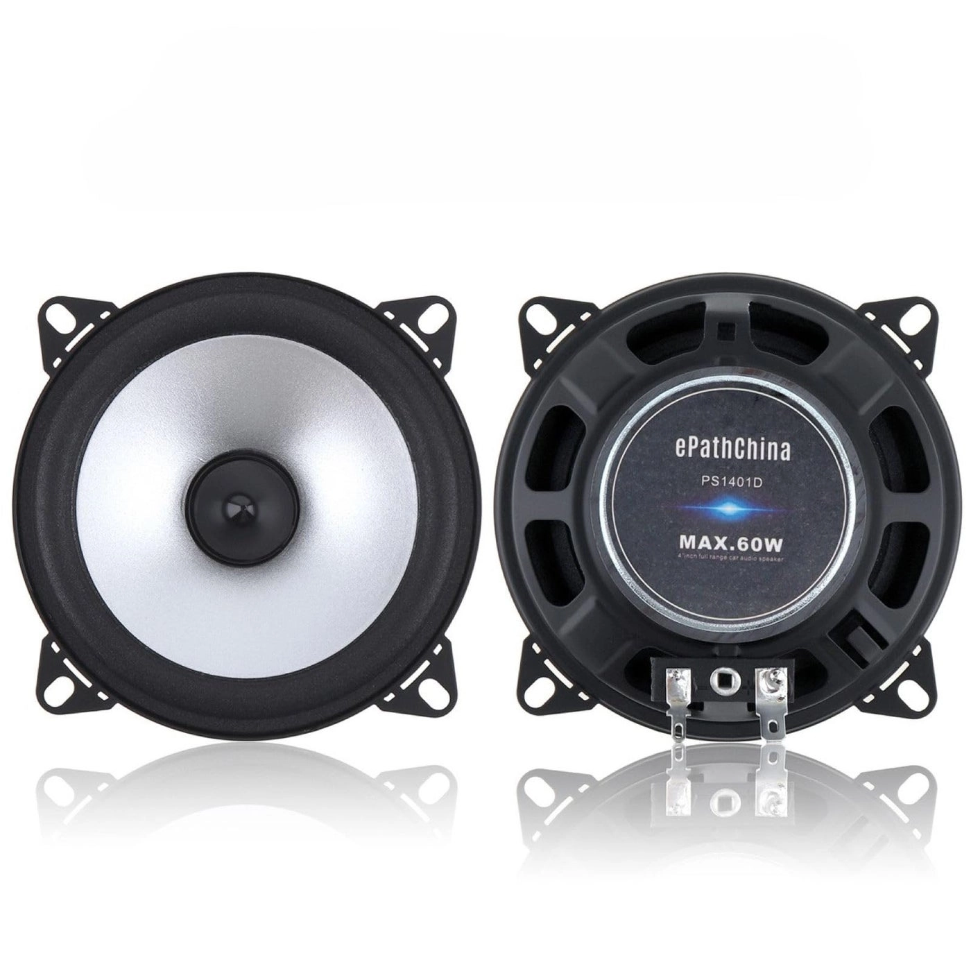 ePathChina 4 inch 2-Way Full Range Car Speaker - 4 Inches Coaxial