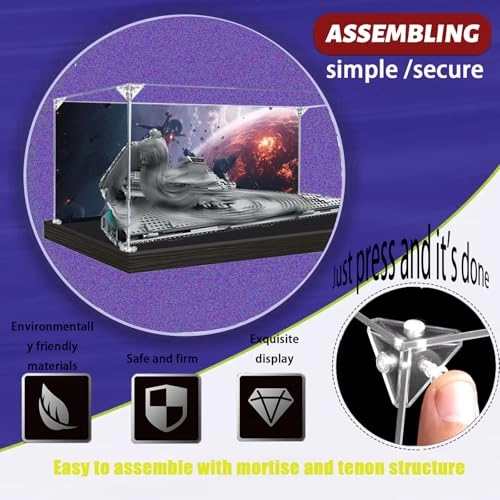 Display Case for Lego 75394 - 50 x 35 x 20 cm Background D